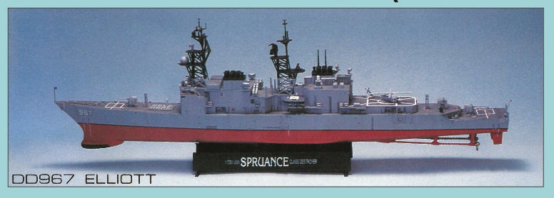 1/350 U.S.S. Spruance – Cyber Hobby