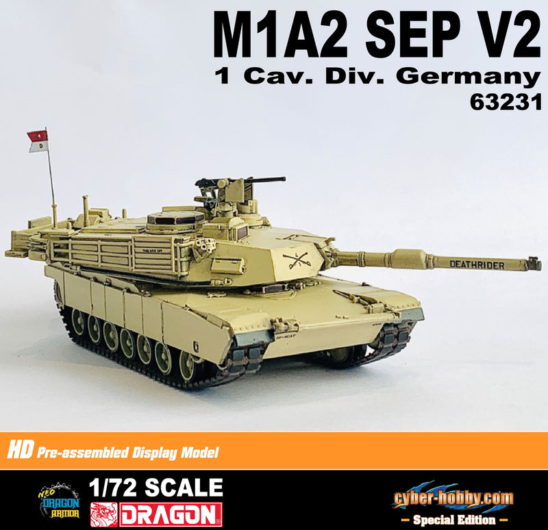 その他 dragon 63231 M1A2 SEP V2, 1 Cav. Div. 63231 - 1/72 M1A2 SEP V2, 1 Cav. Div. Germany (Cyber Hobby Special Edi