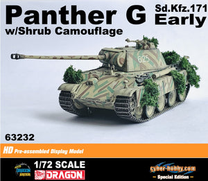 63232 - 1/72 Panther Ausf.G Early Production w/Shrub Camouflage (Cyber Hobby Special Edition)