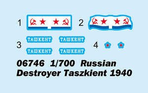 1/700 Russian Destroyer Taszkient