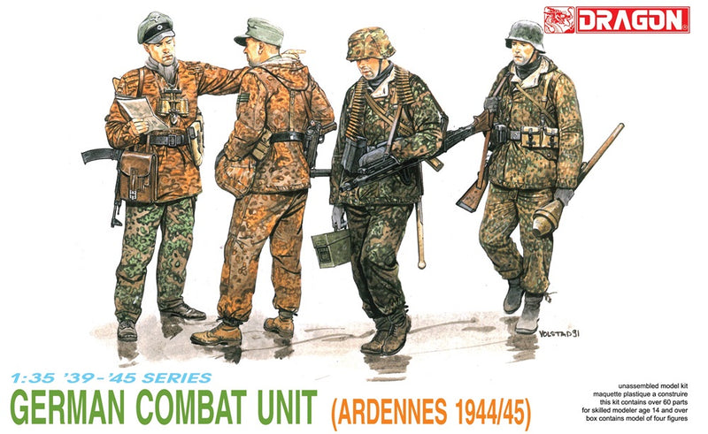 1/35 German Combat Unit (Ardennes 1944/45) – Cyber Hobby