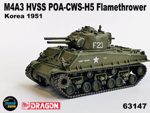 63147 - 1/72  M4A3 HVSS POA-CWS-H5 Flamethrower Korea 1951