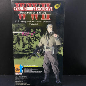 1/6 WWII U.S. Army 35th Infantry Division (Private) "Kelly", France 1944