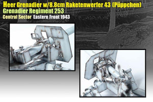 1/6 "Wolfgang Knaf", Heer Grenadier w/8.8cm Raketenwerfer 43 (Puppchen), Grenadier-Regiment 253, Central Sector, Eastern Front 1943