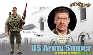 1/6 Danny US Army Sniper, 2nd Ranger Battalion France 1944 (Private 1st Class)