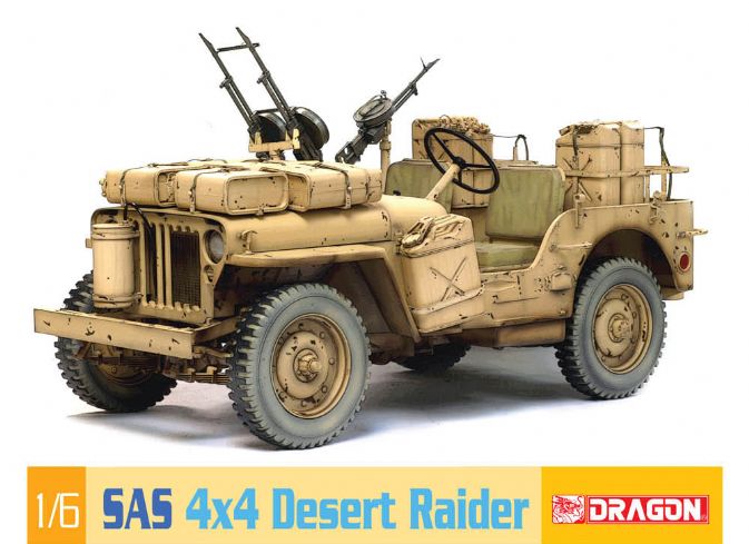 1/6 SAS 4x4 Desert Raider – Cyber Hobby