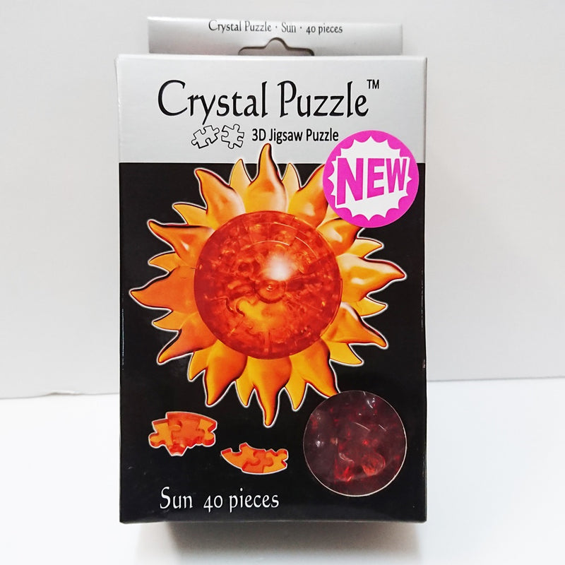 Crystal Puzzle 3D Jigsaw Puzzle - Diamond (White, 42 pieces)