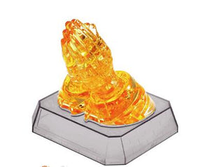 Crystal Puzzle 3D Jigsaw Puzzle - Praying Hands (42 pieces)