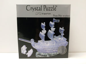 Crystal Puzzle 3D Jigsaw Puzzle - Pirate Ship (101 pieces)