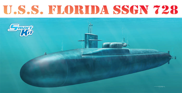 1/350 U.S.S. Florida SSGN-728 (Ohio-class submarine)