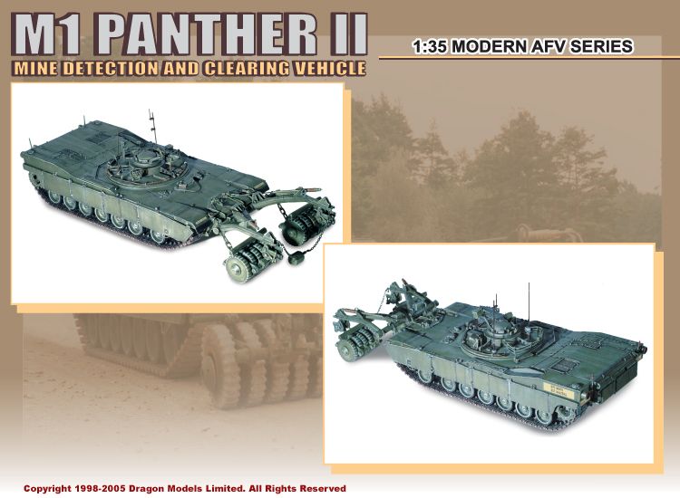 1/35 M1 Panther II Mine Detection & Clearing Vehicle – Cyber Hobby