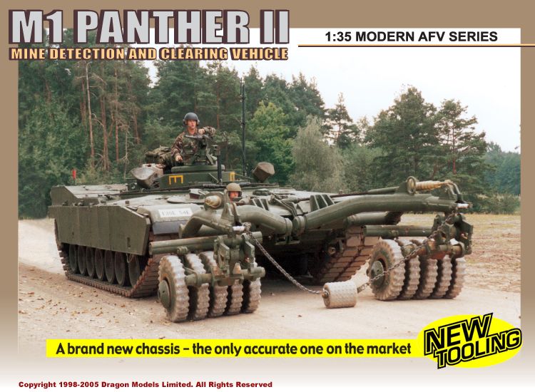 1/35 M1 Panther II Mine Detection & Clearing Vehicle – Cyber Hobby