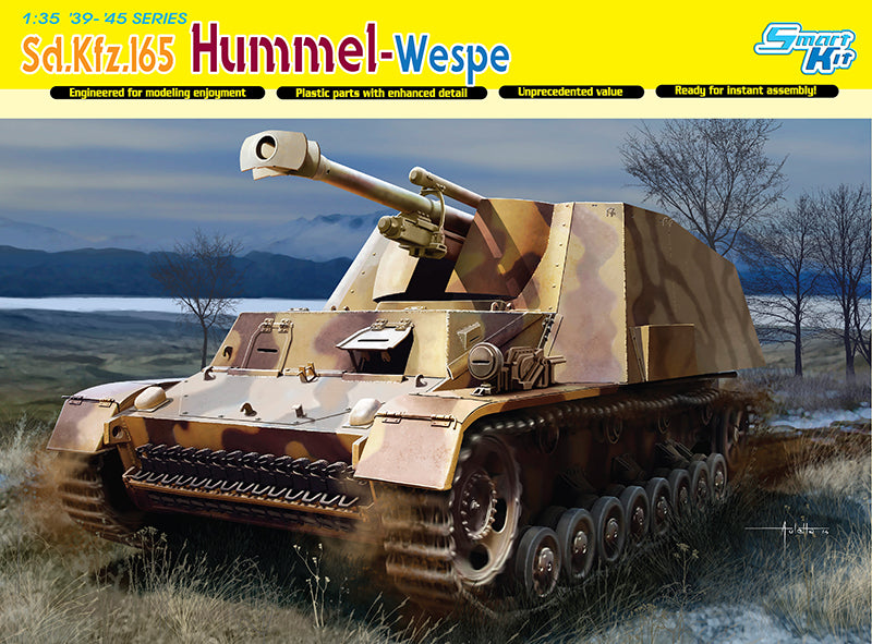 1/35 Sd.Kfz.165 Hummel-Wespe – Cyber Hobby