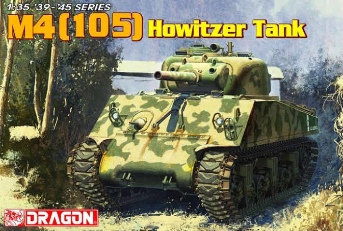1/35 M4(105) Howitzer Tank – Cyber Hobby