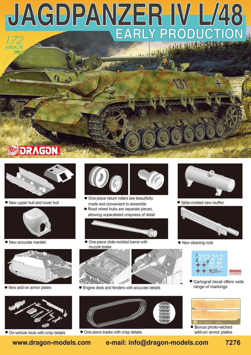 1/72 Jagdpanzer IV L/48 Early Production – Cyber Hobby