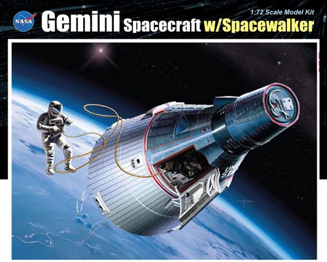 1/72 Gemini Spacecraft w/Spacewalke – Cyber Hobby