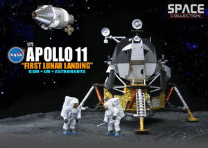 1/72 Apollo 11 "First Lunar Landing" CSM + Lunar Module + Astronauts