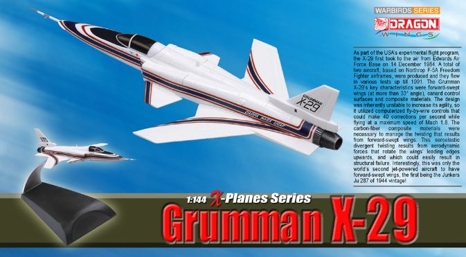 1/144 Grumman X-29 – Cyber Hobby