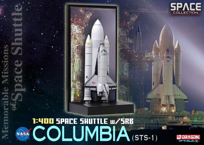 極レア‼️Dragon 1/400 NASA COLUMBIA w/SRB 1/400 Space Shuttle 
