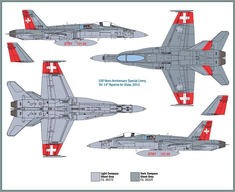 1/72 F/A-18 Swiss Air Force1