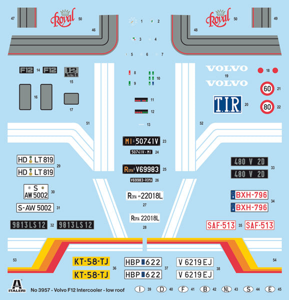 イタレリ VOLVO F-16 INTERCOOLER 1/24当時物です イタレリ VOLVO F-16