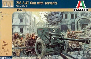 1/32 ZIS 3 AT Gun with servants