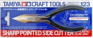 Tamiya Sharp Pointed Side Cutter for Plastic (Slim Jaw)
