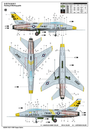 1/32 F-100F Super Sabre