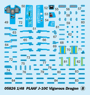 1/48 PLAAF J-10C Vigorous Dragon