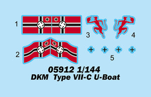 1/144 DKM Type VII-C U-Boat