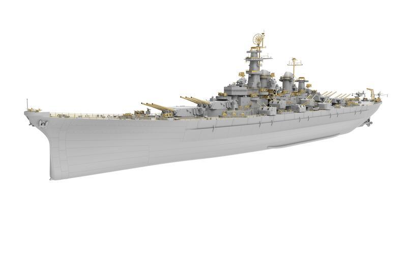 1/350 U.S. Navy Battleship Montana (BB-67) + Super Detail Up Set