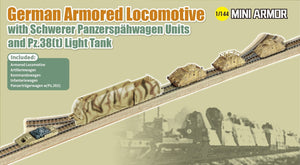1/144 German Armored Locomotive Bundle Set