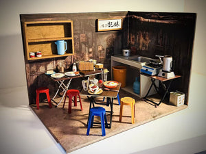 mimo miniature - MIMO HONG KONG Cha Chaan Teng - MIMO Cha Don Set 妹記茶檔 (Kowloon Walled City Style 九龍城寨風味)