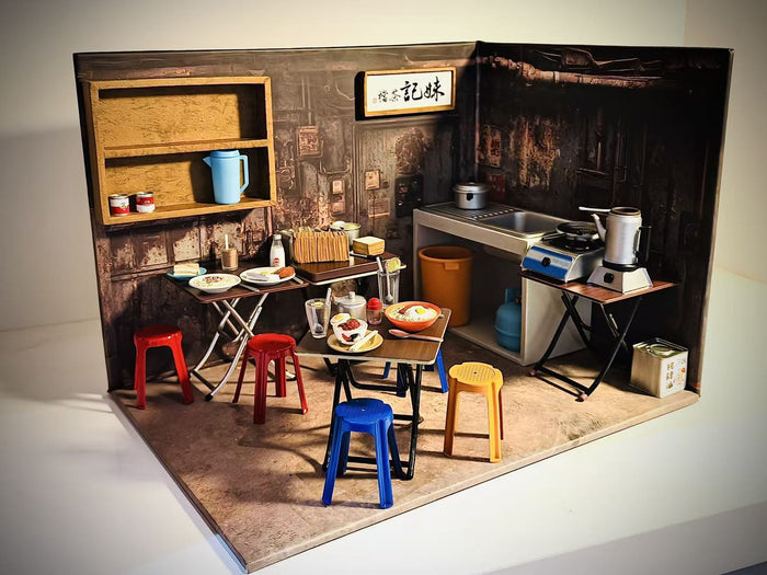 mimo miniature - MIMO HONG KONG Cha Chaan Teng - MIMO Cha Don Set 妹記茶檔 (Kowloon Walled City Style 九龍城寨風味)