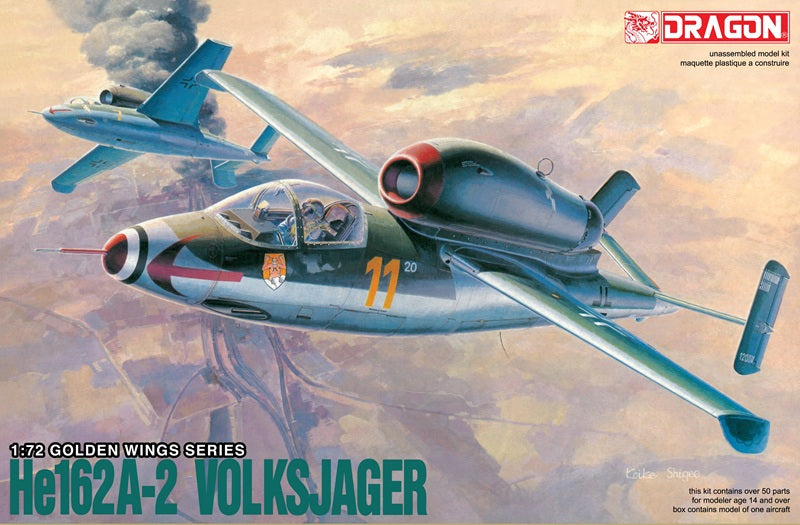 1/50 Heinkel He-162 Volksjäger Paper Model 1/50 Heinkel He-162 Volksjäger Paper Model