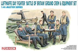 1/48 Luftwaffe Day Fighter "Batte of Britain"  Ground Crew & Equipment Set