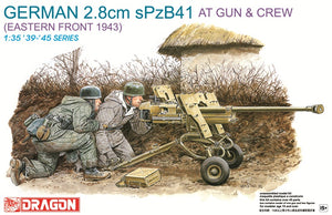 1/35 GERMAN 2.8cm sPzB 41 AT GUN w/CREW (EASTERN FRONT 1943)