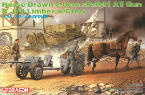 1/35 Horse-drawn 2.8cm sPzB41 AT Gun & IF8 Limber w/Crew
