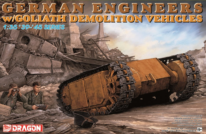 1/35 GERMAN ENGINEERS w/GOLIATH DEMOLITION VEHICLES