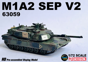 63059 - 1/72 M1A2 SEP V2 2nd Battalion,  5th Cavalry Regiment, 1st Cavalry Division, Germany