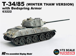 63222 - 1/72 T-34/85 w/Bedspring Armor (Winter Thaw Version) [Special Edition]