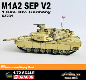63231 - 1/72 M1A2 SEP V2, 1 Cav. Div. Germany (Cyber Hobby Special Edition)