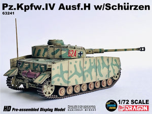 63241 - 1/72 Pz.Kpfw.IV Ausf.H w/Schürzen 3.Pz.Div., Ukraine 1943