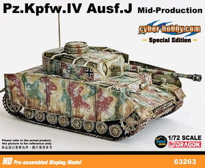 63263 - 1/72 Pz.Kpfw.IV Ausf.J Mid-Production Pz.Abt.115, 15.Pz.Gren.Div.  Champs Belgium 1944 (Cyber Hobby Special Item)