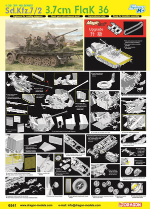 1/35 Sd.Kfz.7/2 3.7cm FlaK 36 (Upgrade: Magic Track)