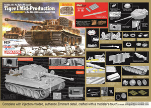 1/35 TIGER I MID PRODUCTION w/ZIMMERIT  s.Pz.Abt.506 EASTERN FRONT 1944 [Bonus Version]