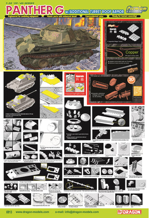 1/35 Panther G w/Additional Turret Roof Armor (Premium Edition)