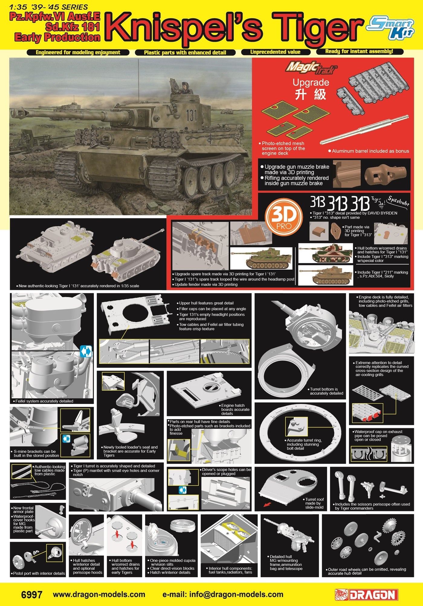 1/35 Knispel's Tiger Pz.Kpfw.VI Ausf.E Sd.Kfz 181 Early Production