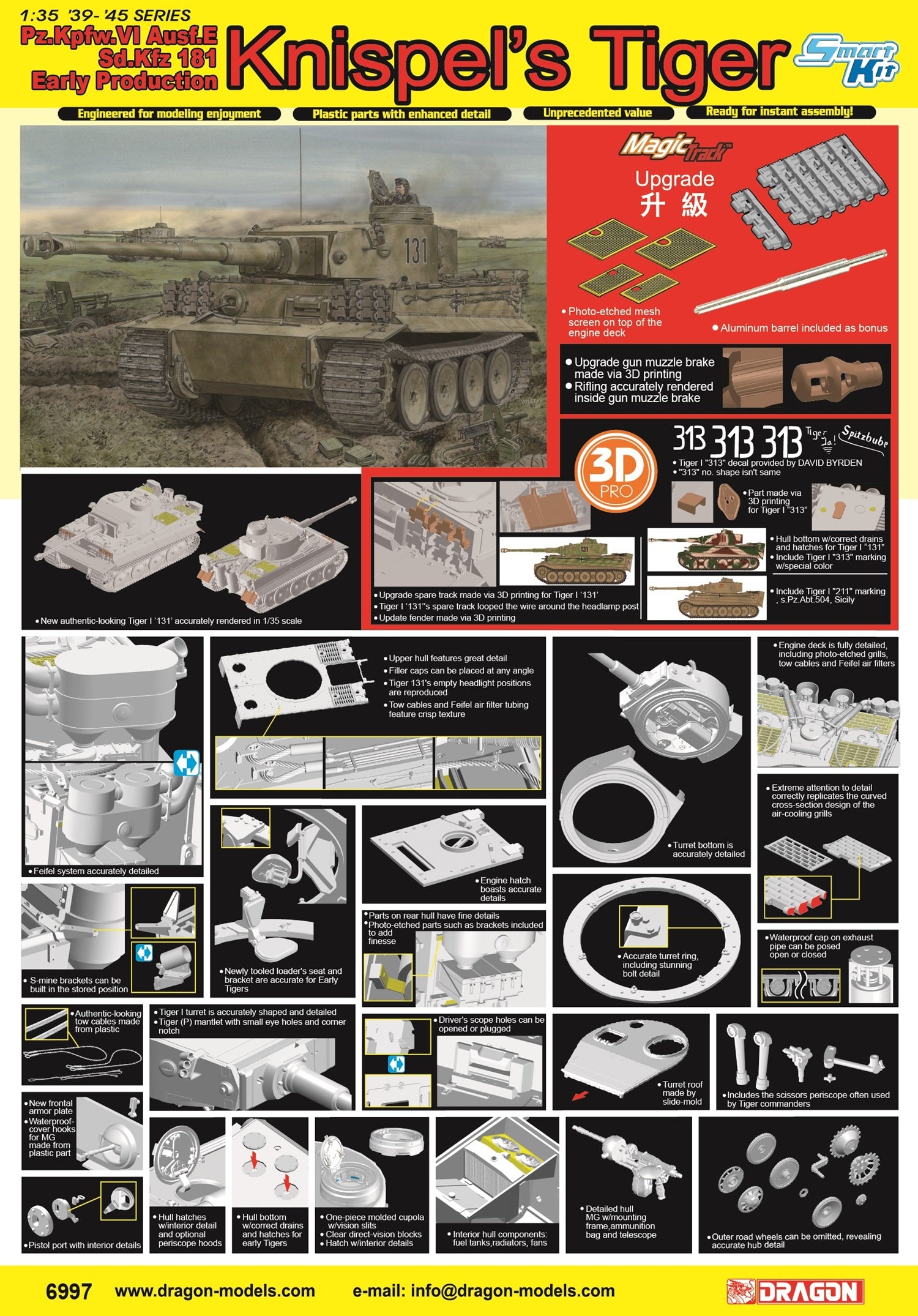 1/35 Knispel's Tiger Pz.Kpfw.VI Ausf.E Sd.Kfz 181 Early Production