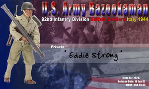 1/6 Private "Eddie Strong", U.S. Army Bazookaman, 92nd Infantry Division "Buffalo Soldiers", Italy 1944